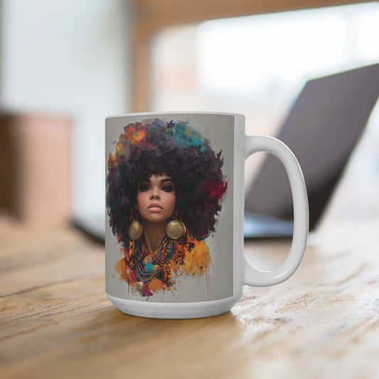 SHE IS RADIANT 15 OZ MUG